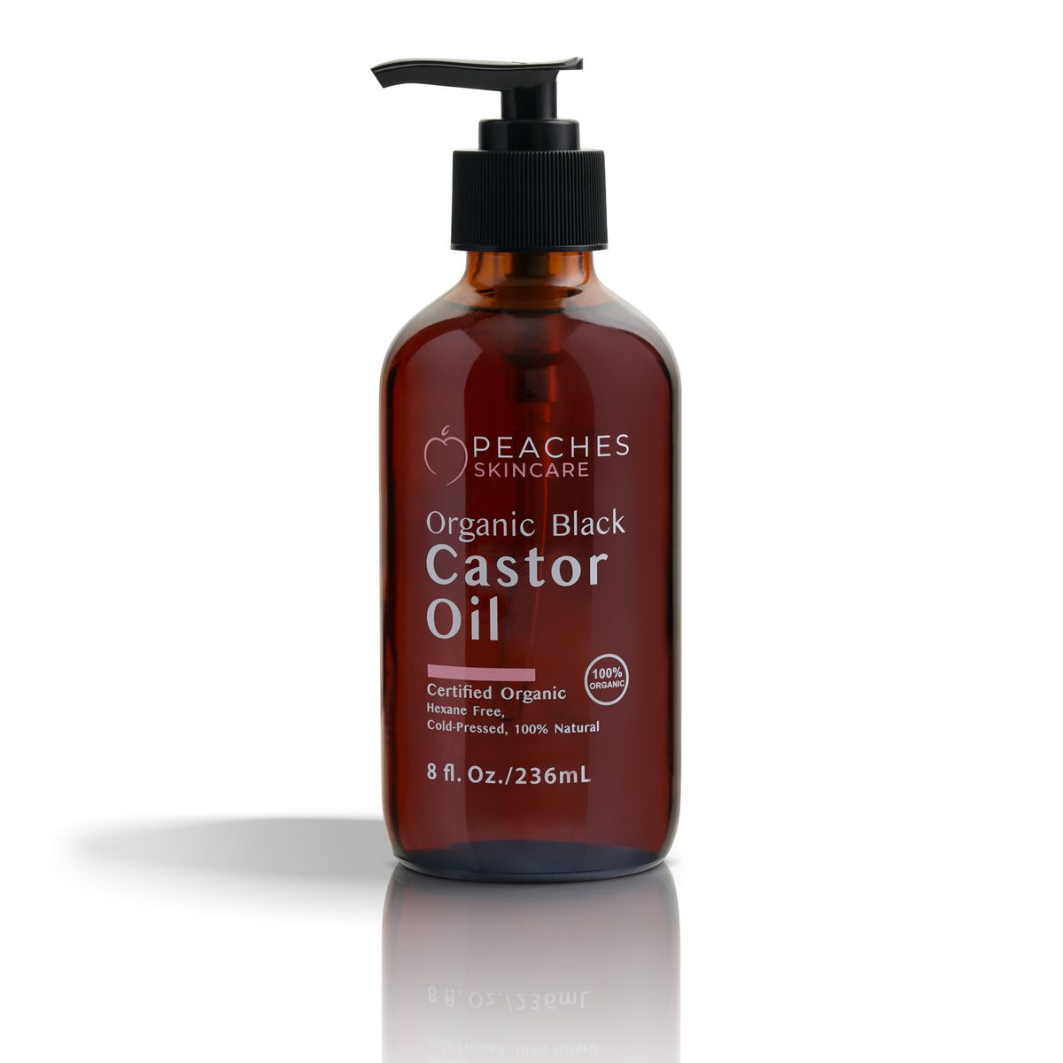 Organic Black Castor Oil - 8oz